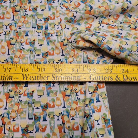 Projek Raw XL Mens Shirt Short Sleeve Hawaiian Cocktail Drink Tropical Theme EUC - Picture 7 of 8